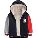 Bumeex Kids Boy's Girl's Sherpa Fleece Lined Jacket 2-14Y(Toddler/Kid)