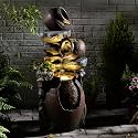 Bumilgar Outdoor Garden Water Fountain for Garden 38.4" H