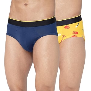 Bummer Mens Printed Micro Modal Briefs Underwear