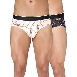 Bummer Mens Printed Micro Modal Briefs Underwear