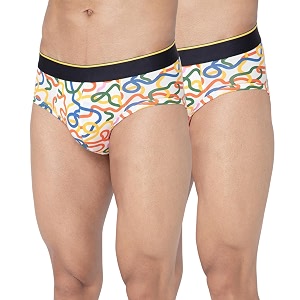 Bummer Mens Printed Micro Modal Briefs Underwear