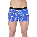 Bummer Printed Micro Modal Trunks Underwear for Men – Ultra Soft &amp; Breathable, 3 Times Softer Than Cotton, Anti-Bacterial, Stretchable for Ultimate Comfort &amp; Style, Pack of 1 (A Shark Tank Product)