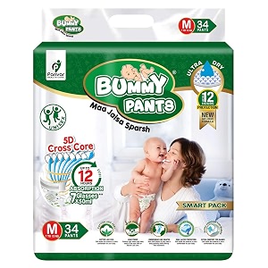 BUMMY PANTS Baby Diapers - Soft