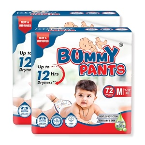 BUMMY PANTS Baby Diapers - Soft