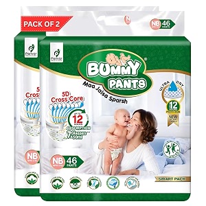BUMMY PANTS Baby Diapers - Soft