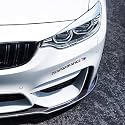 Bumper Sticker for BMW 1 2 3 4 5 6 7 Series X1 X2 X3 X4 X5 X6 X7 M3 M5 Z4 (Front Sticker-Black)