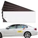 Bumper Sticker Magnets, Car Magnetic Sheets 5 Packs 12"×4" Bumper Sticker Magnetic Sheet with Self Adhesive Bumper Stickers Magnetic for Car, Home, Refrigerator, Photos, Stickers, Crafts