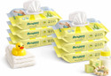 Bumpers Baby Wipes Aloe Vera & Vitamin E | 99% Water | 72 Count Pack of 6