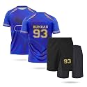 Bumrah Sharma Jersey 93 Number Jersey with Shorts Club Team Cricket Jerseys Team Men's Half Sleeve New