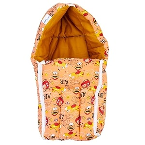 bumtum 0-6 months new born baby unisex cotton carry bagsleeping bag 3 in 1 baby bed carry nest for infant elephant print baby pink