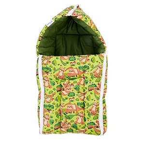 bumtum 0-6 months new born baby unisex cotton carry bagsleeping bag 3 in 1 baby bed carry nest for infant elephant print baby pink