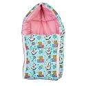 BUMTUM Horse 3 in-1 Sleeping Bag, 0-6 Months Baby Bed, Sleeping Bag, Carry Nest, New Born Baby Unisex, Blue, Cotton, Free Size
