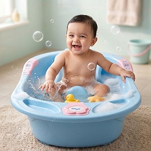 BUMTUM Baby Bathtub Anti Slip Baby