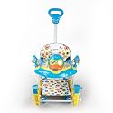 Bumtum Baby Walker | Baby Walker with Parental Handle, Music &amp; Stopper | Blue &amp; Yellow 2 in 1 Duck Walker with Rocker | 6-48 Months | Multifunctional &amp; Adjustable