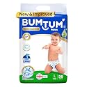Bumtum Baby Diaper Pants, Large Size, 56 Count, Double Layer Leakage Protection Infused With Aloe Vera, Cottony Soft High Absorb Technology (Pack of 1)