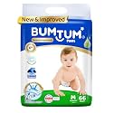 Bumtum Baby Diaper Pants Medium | Aloe Vera | 66 Count | Soft &amp; Absorbent | Pack of 1