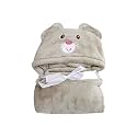 Bumtum Baby Soft Cotton Hooded Bath Towel | Ultra Absorbent | for Newborn, Infant Boys and Girls (Green Panda)