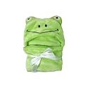 Bumtum Baby Soft Cotton Hooded Bath Towel | Ultra Absorbent | for Newborn, Infant Boys and Girls (Green Panda)