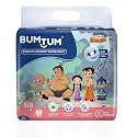 Bumtum Chota Bheem New Born Baby Diaper Pants, 60 Count, Leakage Protection Infused With Aloe Vera, Cottony Soft High Absorb Technology (Pack of 1)