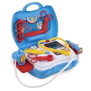 bumtum doctor set for kids doctor set doctor set for kids girl doctor set for kids above 3 years dr set for kids doctor kit pretend play doctor set with foldable suitcase amp 18 instruments blue