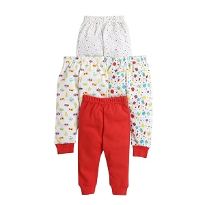 bumzee baby boys regular fit cotton full length pajamas pack of 4