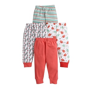 bumzee baby boys regular fit cotton full length pajamas pack of 4