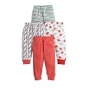 BUMZEE Baby Boys Regular Fit Cotton Full Length Pajamas Pack of 4