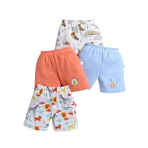 BUMZEE Baby Boys Cotton Pack of 4