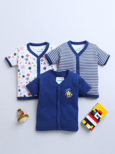BUMZEE Baby Boys Printed Pure Cotton Regular