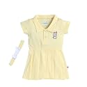 BUMZEE Baby Girls Cotton Half Sleeves Knee