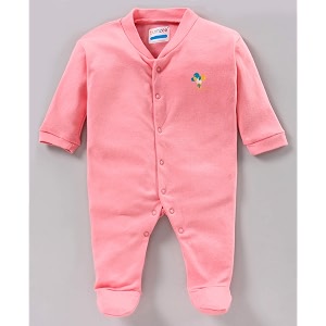 bumzee baby girls full sleeves sleepsuit pack of 3