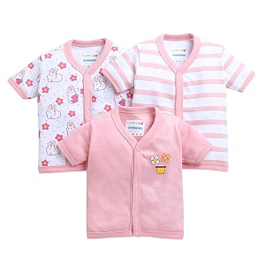 BUMZEE Baby Girls Regular Fit Half Sleeves
