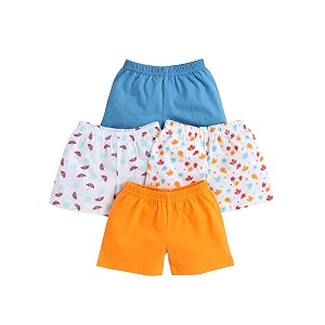 bumzee boys printed shorts pack of 4