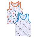 BUMZEE Boys Regular Fit Sleeveless Round Neck