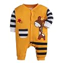 BUMZEE Baby-Boys Cotton Cartoon Baby and Toddler Sleepers Pack of 1