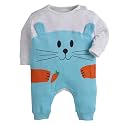BUMZEE Baby-Boys Cotton Cartoon Baby and Toddler Sleepers Pack of 1