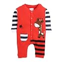 BUMZEE Baby-Boys Cotton Cartoon Baby and Toddler Sleepers Pack of 1