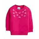 BUMZEE Girls Regular Fit Full Sleeves Round Neck Cotton Sweatshirt