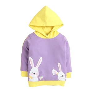 BUMZEE Girls Regular Fit Full Sleeves Hooded