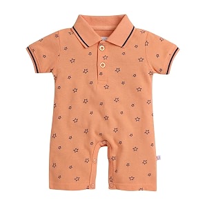 BUMZEE Orange Half Sleeves Baby Boys Thigh