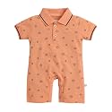 BUMZEE Orange Half Sleeves Baby Boys Thigh