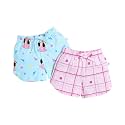 BUMZEE Sky Blue amp Pink Girls Shorts