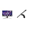 Bundle of ASUS ROG Swift 32” 4K OLED Gaming Monitor PG32UCDMR 4K (3840x2160), QD-OLED, 240Hz, 0.03ms, G-SYNC + ASUS ROG Aura Monitor Light Bar ALB01 - Asymmetrical Lighting bar, 3 Modes, RGB Lighting