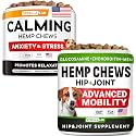 Bundle Hemp Chews + Calming for Dogs - Joint Support+Anxiety Relief