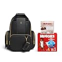 Bundle of Huggies Diaper Bag + Little Snugglers Baby Diapers+ Skin Essentials Baby Wipes