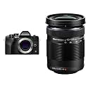 Bundle of OM SYSTEM Olympus E-M10 Mark IV Black Micro Four Thirds System Camera 20MP Sensor 5-Axis Image Stabilization 4K Video Wi-Fi + M.Zuiko Digital 40-150mm F4.0-5.6 R Black, 3.75x Zoom Lens