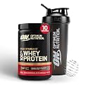 Bundle of Optimum Nutrition Gold Standard 100% Whey Protein Powder, Double Rich Chocolate, 10 Servings, 0.68 Pounds (Pack of 1) + Optimum Nutrition Shaker Cup, 28oz, Pack of 1