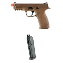 Bundle of Umarex Smith & Wesson M&P 9 GBB 6mm BB Pistol Airsoft Gun + Umarex Smith & Wesson M&P 9 GBB 6mm BB Pistol Airsoft Gun Magazine,Black