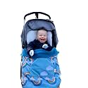 BundleBean - GO Multi-use Waterproof Footmuff (Rainbow) - Use as Stroller, Carrier, Sling or Car Seat Cover, Opens as Playmat, Universal Fit & Extends to Fit Newborn to 4 Years Old