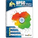 Bungbee UPSC Answer Writing Booklet - Spiral Bound 210 Pages / 105 Sheets for Practicing Mains, A4 Size - Design 1 [Spiral-bound]